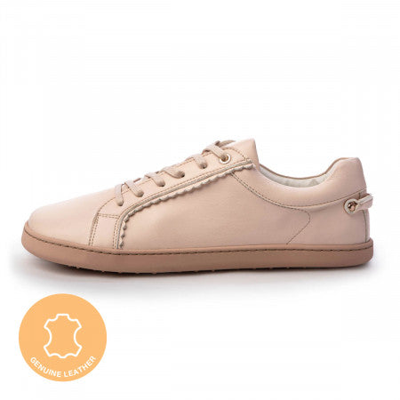 FEELIN Chic Rose Leather barefoot sneakers